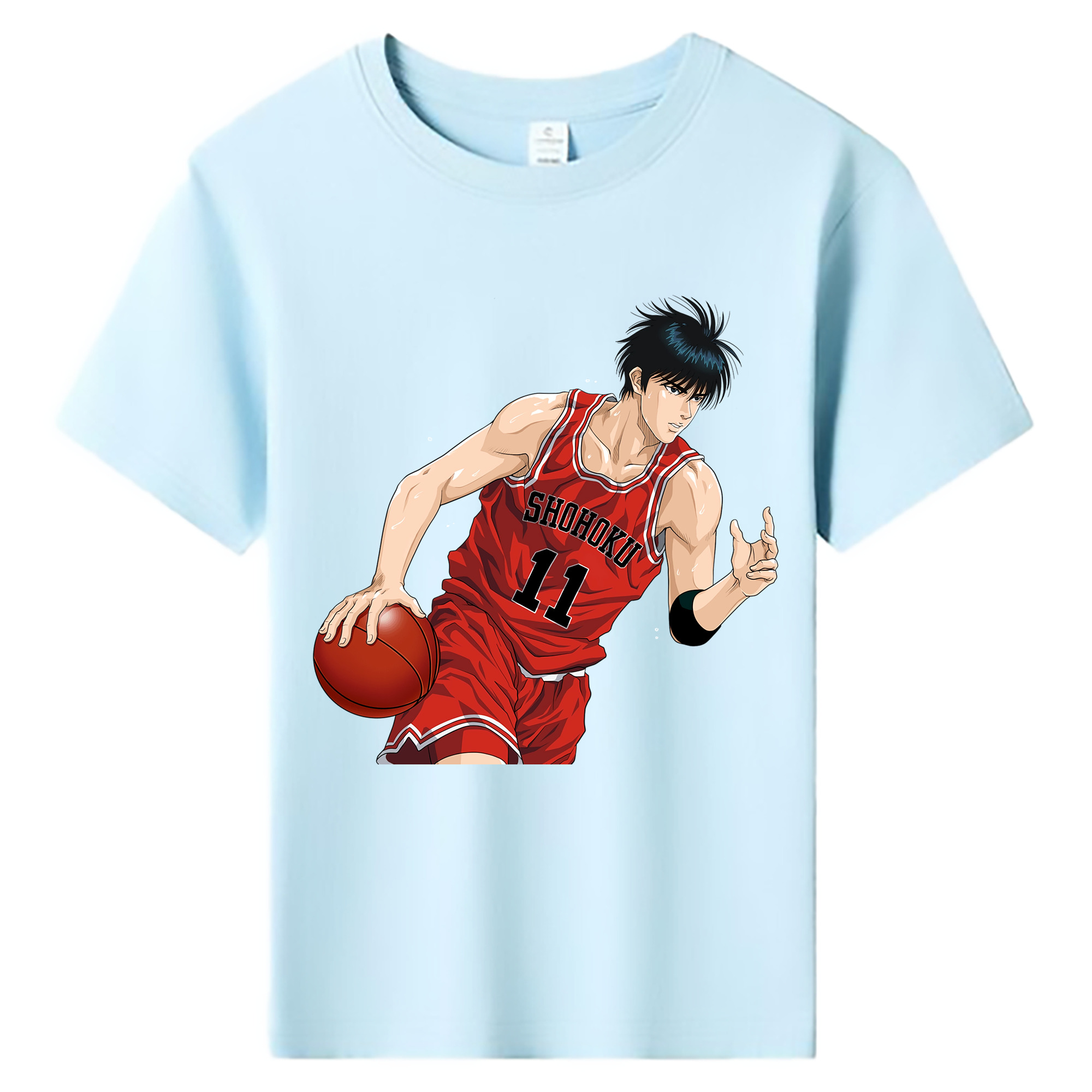 （画像用） SLAM DUNK／スラムダンク 綿100％キッズTシャツ（フロントプリント）